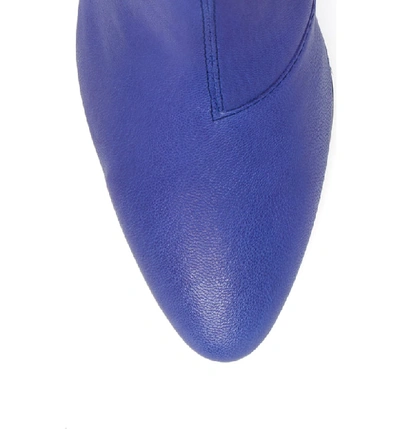 Shop Vagabond Olivia Bootie In Super Blue Leather