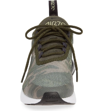 Shop Nike Air Max 270 Premium Sneaker In Oil Grey/ White/ Khaki/ Spruce