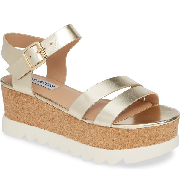 gold platform sandals steve madden