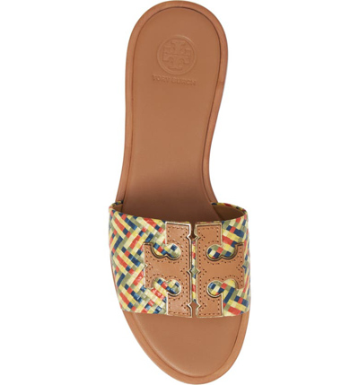 Shop Tory Burch Ines Slide Sandal In Multi Color/ Carmen