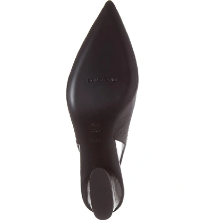 Shop Donald Pliner Gema Slingback Pump In Black Patent Leather
