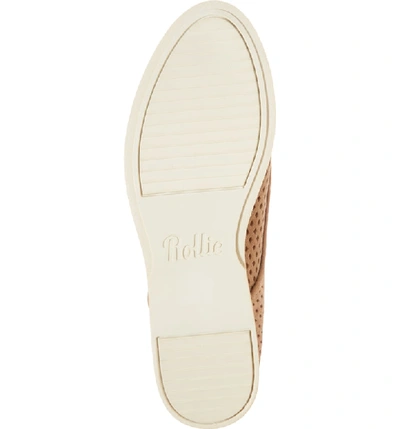 Shop Rollie Punch Perforated Derby In Taupe