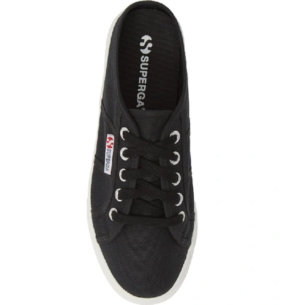 Shop Superga 2284 Cotw Sneaker Mule In Black / White