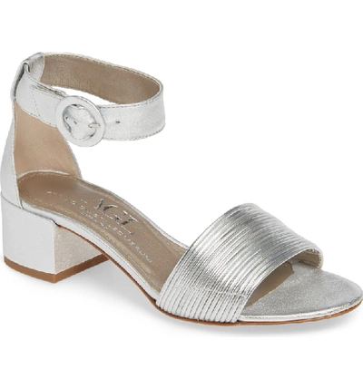 Shop Agl Attilio Giusti Leombruni Ankle Strap Sandal In Silver