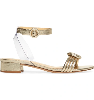 Shop Alexandre Birman Vicky Ankle Strap Sandal In Gold