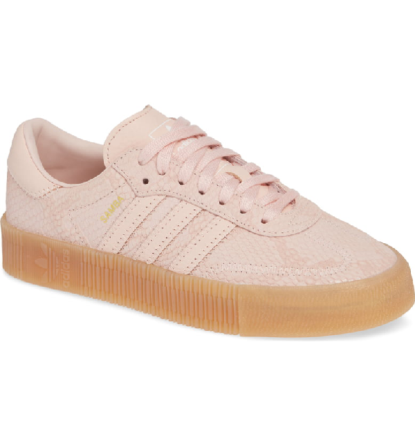 pink glitter adidas samba