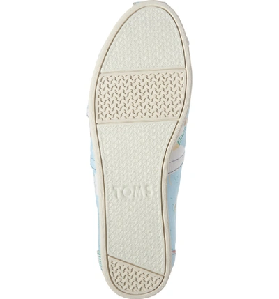 Shop Toms Alpargata Slip-on In Blue Glow Swimmers Fabric