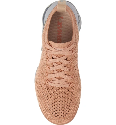 Shop Nike Air Vapormax Flyknit 2 Running Shoe In Rose Gold/ Bio Beige