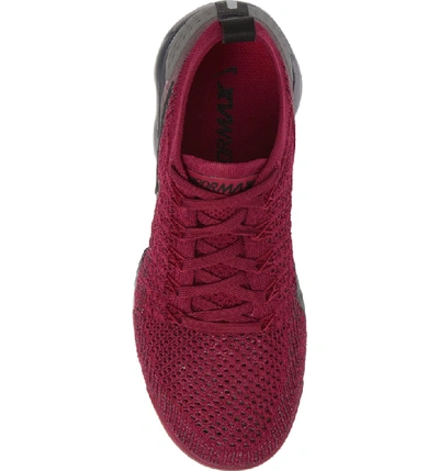 Shop Nike Air Vapormax Flyknit 2 Running Shoe In Raspberry Red/ Black/ Berry