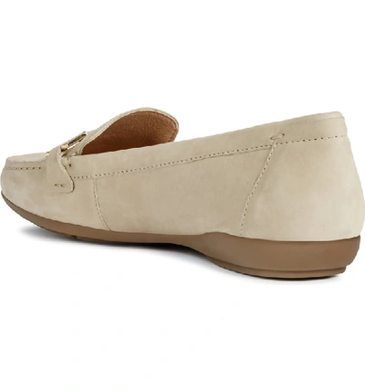 Shop Geox Annytah Loafer In Taupe Suede