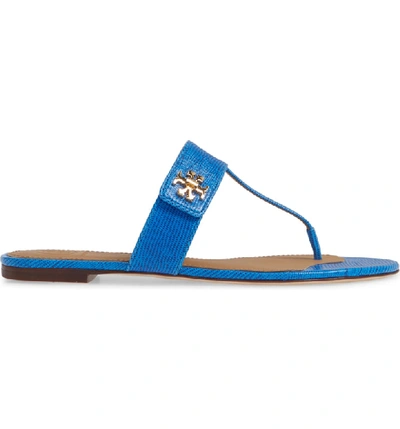 Tory Burch Kira Embossed Thong Sandal, Bright Tropical, 8 : :  Shoes & Handbags