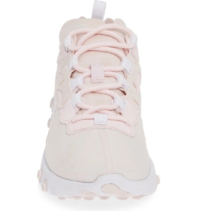 Shop Nike React Element 55 Sneaker In Pale Pink/ White/ Pale Pink