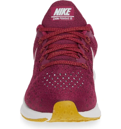 Shop Nike Air Zoom Pegasus 35 Running Shoe In True Berry/ Plum Chalk/ Grey