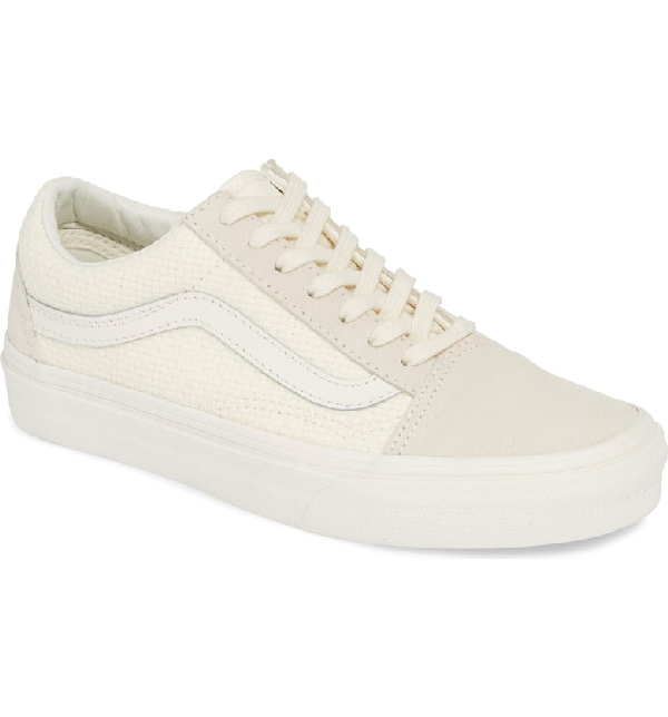 vans woven check old skool