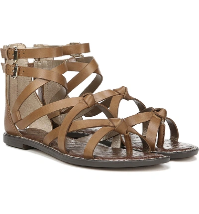 Shop Sam Edelman Gaton Gladiator Sandal In Saddle Leather