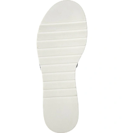 Shop Steve Madden Bandi Platform Wedge Sandal In Navy