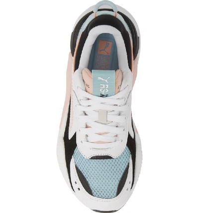 Shop Puma Rs-x Reinvention Sneaker In  White/ Peach Bud