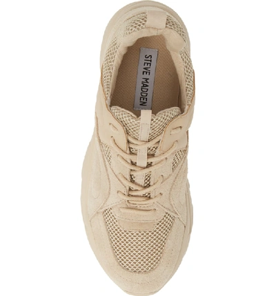 Shop Steve Madden Movement Sneaker In Beige Multi