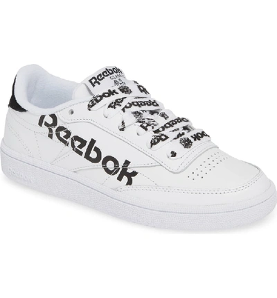 Reebok Women's Club C 85 Low-top Sneakers In White Black | ModeSens