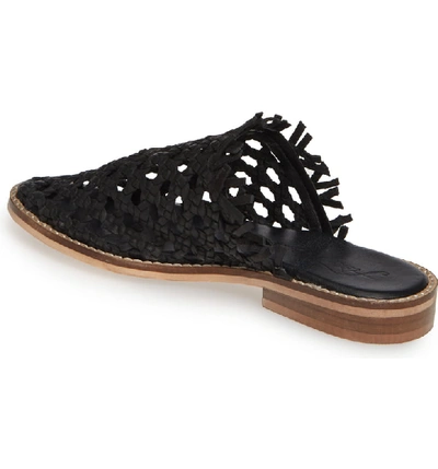 Shop Free People Mirage Woven Mule In Black