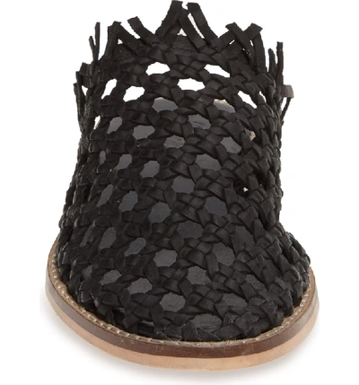 Shop Free People Mirage Woven Mule In Black