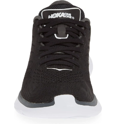 Shop Hoka One One Hupana Em Running Shoe In Black/ White