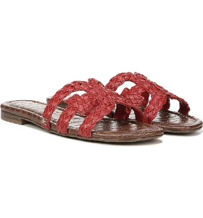 Shop Sam Edelman Beckie Slide Sandal In Candy Red