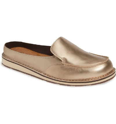 Shop Ariat Cruiser Loafer Mule In Rose Gold Leather