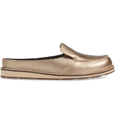 Shop Ariat Cruiser Loafer Mule In Rose Gold Leather