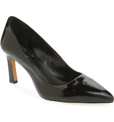 Shop Vince Camuto Retsie Pump In Black Patent Leather