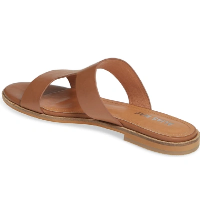 Shop Alias Mae Thaia Cutout Slide Sandal In Light Tan Leather