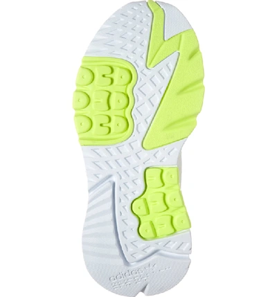 Shop Adidas Originals Nite Jogger Sneaker In Off White/ White/ Yellow
