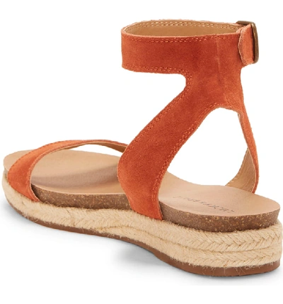 Shop Lucky Brand Garston Espadrille Sandal In Rustee Suede