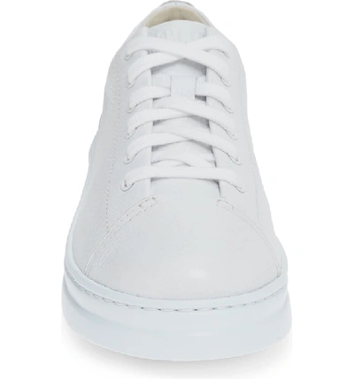 Shop Camper Runner Up Sneaker In White Natural Leather