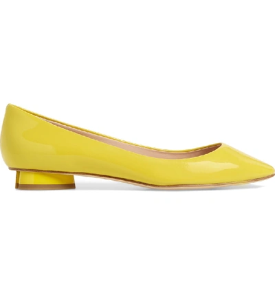 Shop Kate Spade Fallyn Skimmer Flat In Vibrant Canary