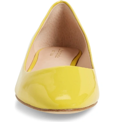 Shop Kate Spade Fallyn Skimmer Flat In Vibrant Canary