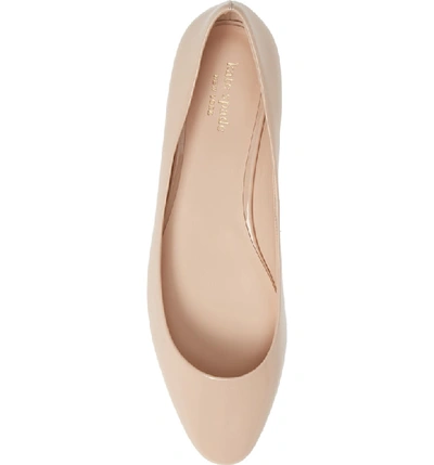 Shop Kate Spade Fallyn Skimmer Flat In Tusk