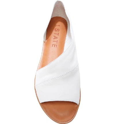Shop 1.state Celvin Sandal In White Nubuck Leather