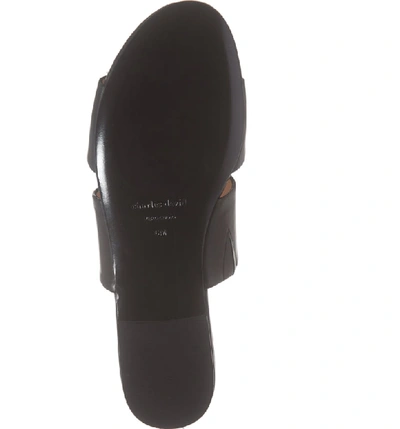 Shop Charles David Slide Sandal In Black