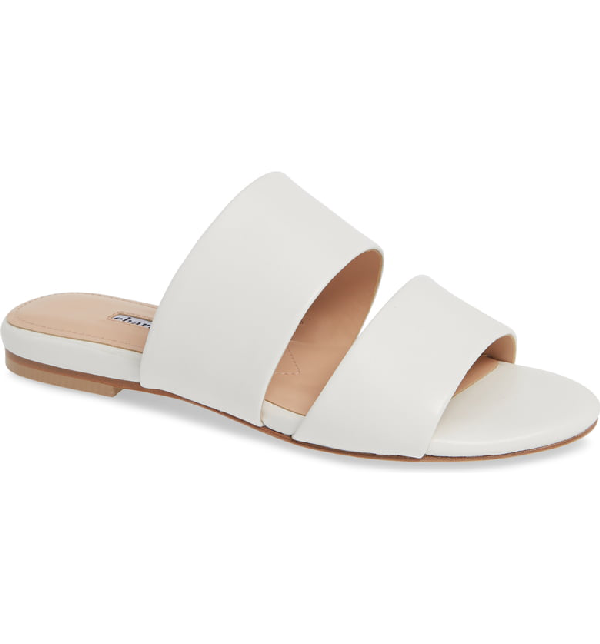 charles david leather slide sandals
