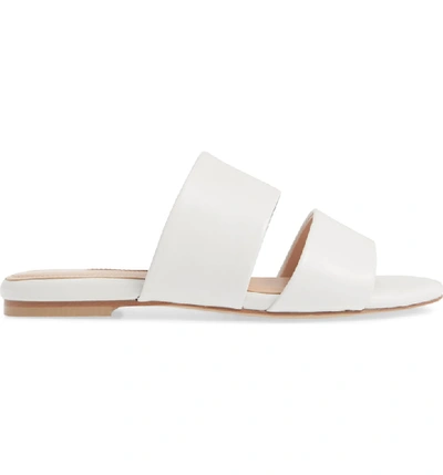 Shop Charles David Slide Sandal In Bone