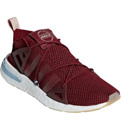 Shop Adidas Originals Arkyn Sneaker In Collegiate Burgundy/ Ash Grey