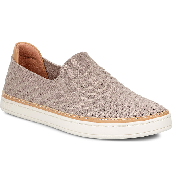ugg sammy chevron metallic sneakers
