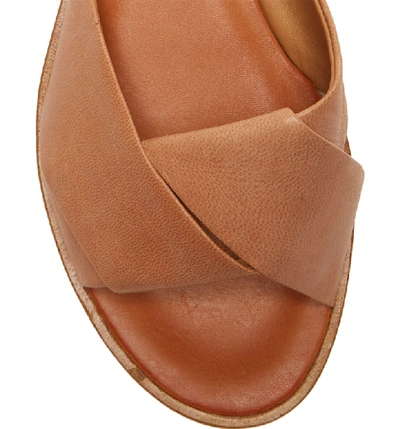 Shop 1.state Travor Slide Sandal In Caramel Leather