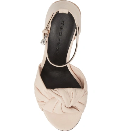 Shop Rebecca Minkoff Capriana Ankle Strap Sandal In Puff Leather