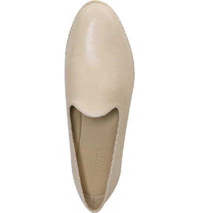 Shop Vince Malia Loafer Flat In Sand Ember Leather