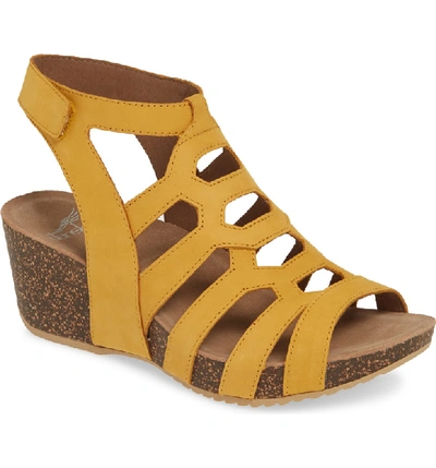 Dansko Selina Wedge Sandal In Mango Leather ModeSens