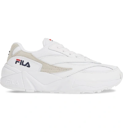Shop Fila Venom Sneaker In White/ Navy/ Red