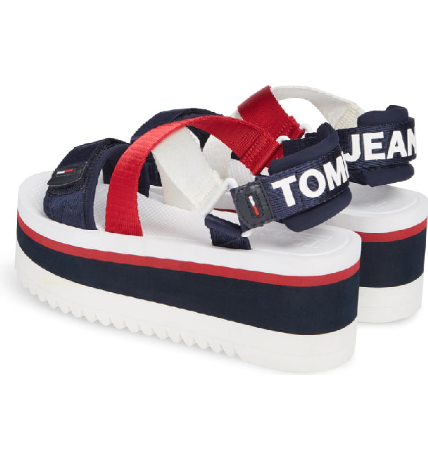 tommy jeans collette platform sandal