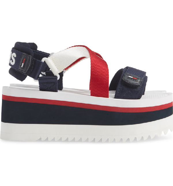 collette platform sandal tommy jeans